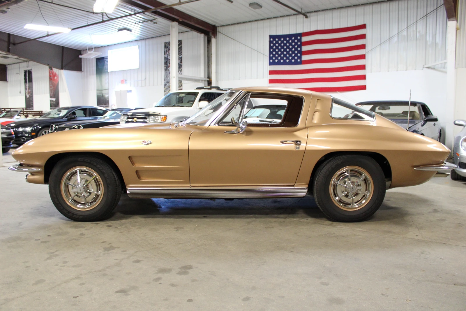 1963 Chevrolet Corvette from our collection, photographed in the showroom